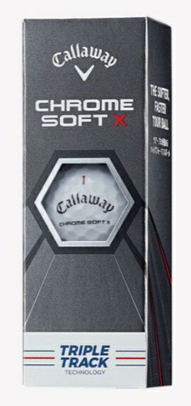 楽天市場 キャロウェイ Callaway ゴルフボール Chrome Soft X ボール Triple Track クロムソフト Xボール トリプルトラック 1スリーブ 3球 ホワイト 価格比較 商品価格ナビ