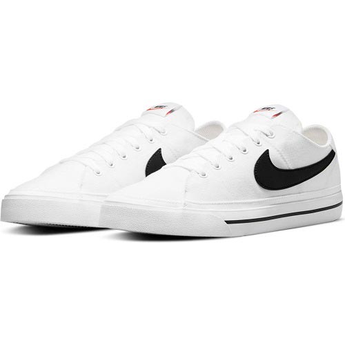 楽天市場 ナイキ Nike メンズ レディース スニーカー コートレガシーキャンバス ホワイト ブラック Cw6539 101 ユニセックス 価格比較 商品価格ナビ