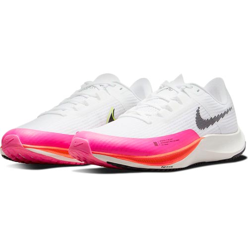楽天市場 ナイキ Nike メンズ レディース ランニングシューズ エアズーム ライバルフライ3t ホワイト ブラック コーラル ピンク クリムゾン ボルト Dj5426 100 価格比較 商品価格ナビ