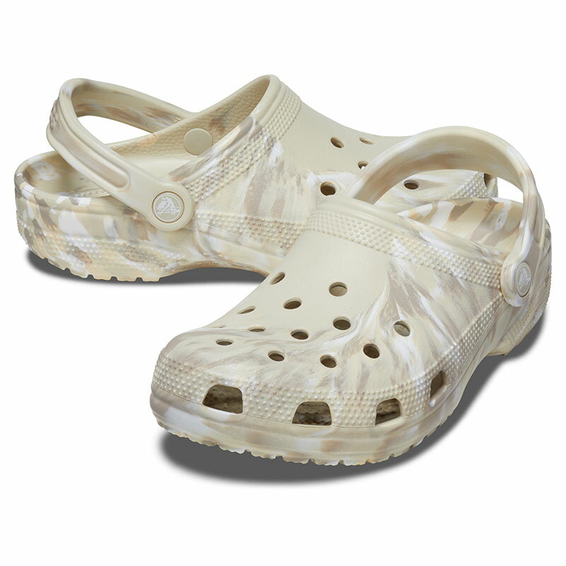 CROCS クロックス CLASSIC MARBLED CLOG クラシック マーブル クロッグ 27cm M9 Bone/Multi 206867