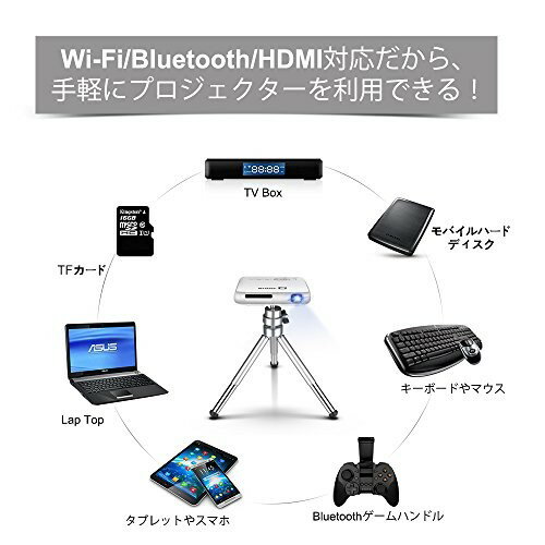 楽天市場】AODIN モバイル DLP ミニプロジェクター 1G+32G ホワイト | 価格比較 - 商品価格ナビ