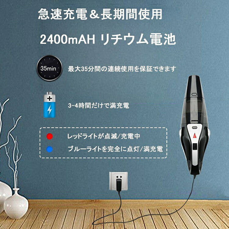 Hikeren 掃除機（改良版） 充電式掃除機 コードレスクリーナー　　新品未使用　送料無料 Hikeren 掃除機 コードレスクリーナー 改良版 ハンディ