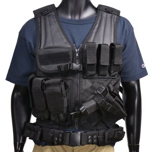 楽天市場 Rothco ミリタリーベスト クロスドロー ブラック 右利き用 ベルト付き 価格比較 商品価格ナビ