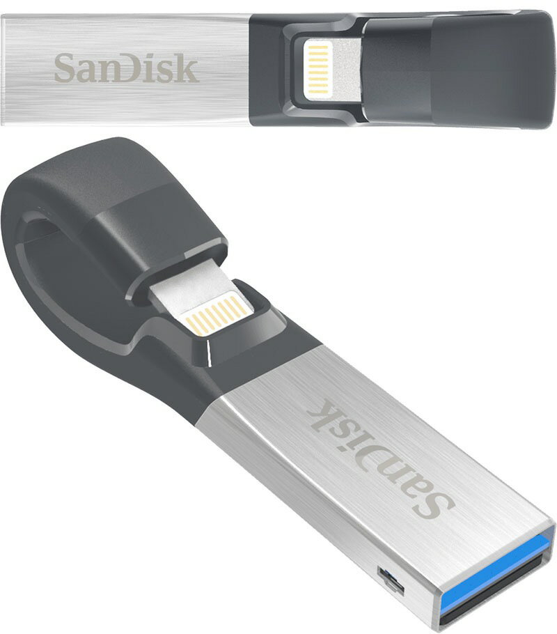 【楽天市場】b sandisk サンディスク ixpand slim フラッシュドライブ lightningコネクタ搭載 usb3.0対応