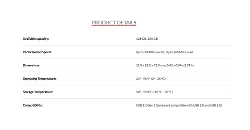 USBフラッシュメモリ 256GB USB3.1 Gen1 SDCZ880-256G-G46
