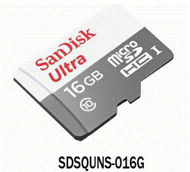 サンディスク SANDISK フラッシュカード 16GB Micro SD UHS1 Class10 SDSQUNS-016G-GN3MN