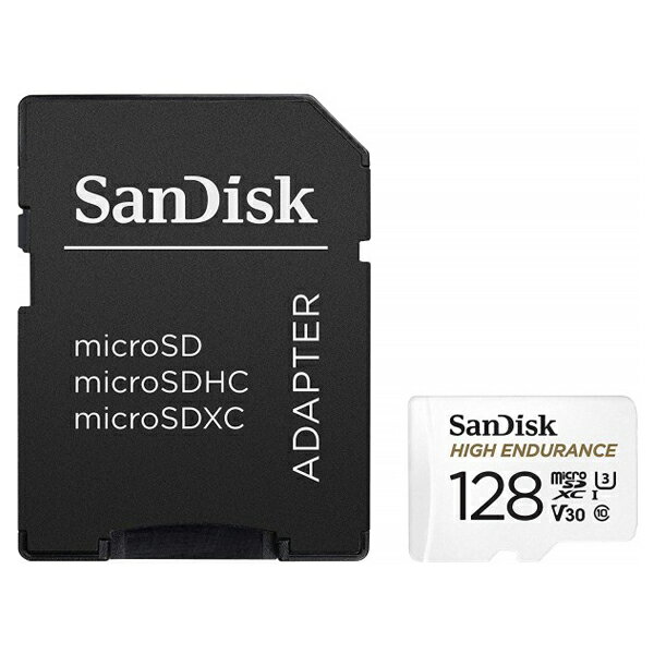 SanDisk 高耐久 ドライブレコーダー アクションカメラ対応 microSDXC 128GB SDSQQNR-128G サンディスク 海外パッケージ品