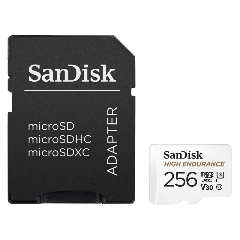 SanDisk 高耐久 ドライブレコーダー アクションカメラ対応 microSDXC 256GB SDSQQNR-256G サンディスク 海外パッケージ品
