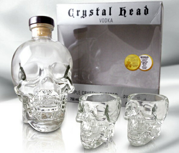 楽天市場】クリスタル ヘッド ウォッカ ペアグラス付 40度 crystal head vodka | 価格比較 - 商品価格ナビ