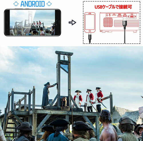 WiFiプロジェクター 4000LM【100&quot;スクリーンが付属】241 WiFiプロジェクター 4000LM【100