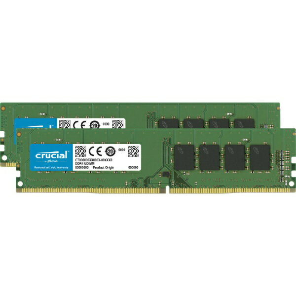 crucial DDR4 2666 MT/s PC4-21300 CL19 デスクトップPC用メモリ 16GB CT2K8G4DFRA266