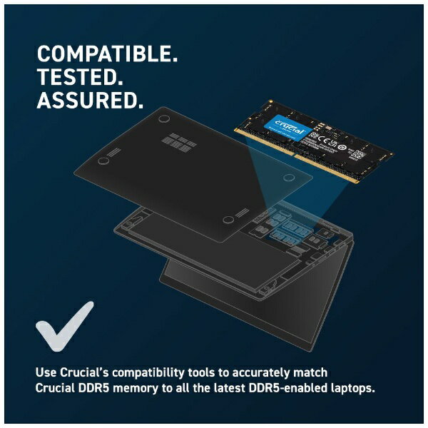 crucial ノートPC用増設メモリ 16GB CT16G48C40S5