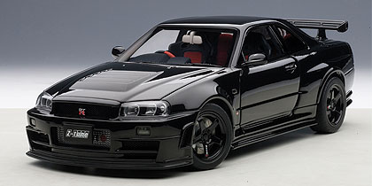 楽天市場】1/18 ニスモ R34 GT-R Z-tune ブラック オートアート | 価格