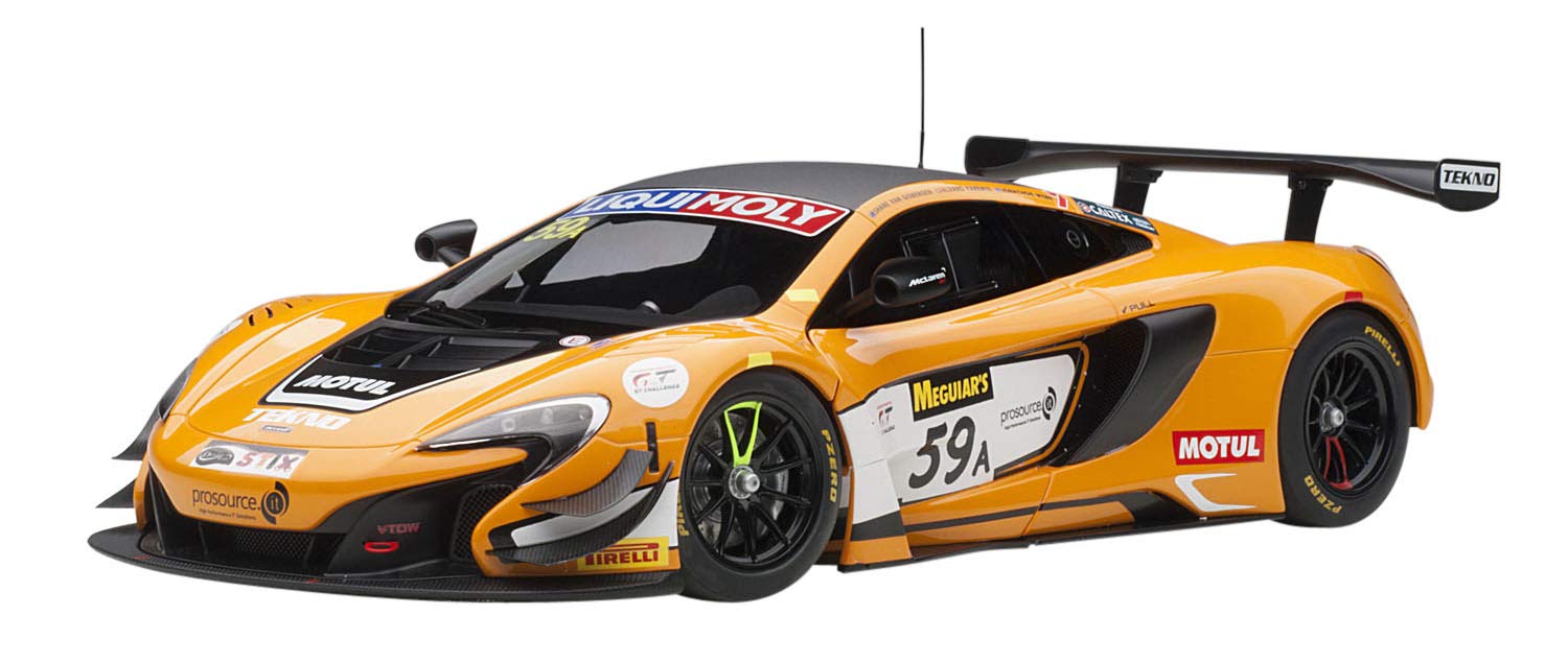 AUTOart 1/18 マクラーレン 650S GT3 メタリックブルー 完成品