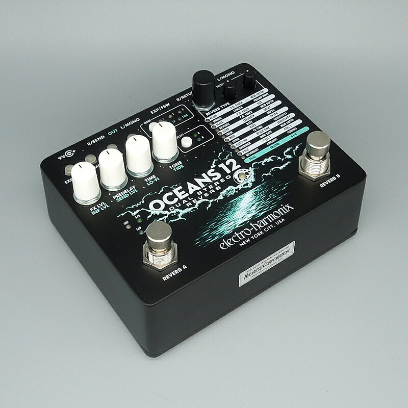 楽天市場】Electro Harmonix OCEANS12 Dual Stereo Reverb | 価格比較 - 商品価格ナビ