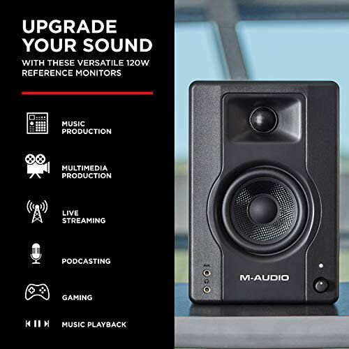 M-AUDIO BX3 モニタースピーカー