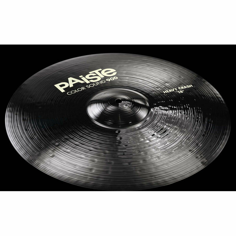 楽天市場】PAISTE Color Sound 900 Black Heavy Crash 18