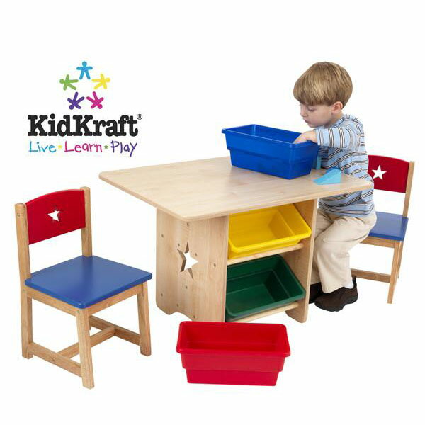 kidkraft star table & chair set
