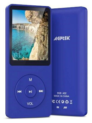 楽天市場 Agptek A02 音楽再生 最大70時間のロスレスサウンドmp3プレーヤー 容量8gb マイクロsdカード64gb ディープブルー 価格比較 商品価格ナビ