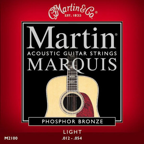 Martin アコギ弦 12弦 MA-500S×5セット MARQUIS マーチン弦 Phosphor Light Extra Bronze