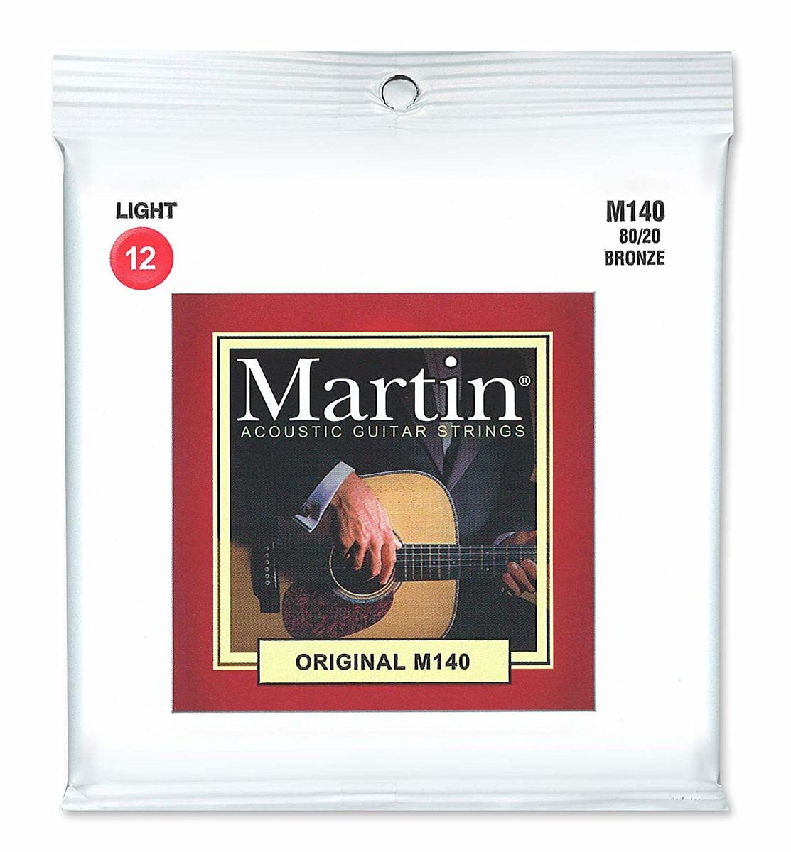 MARTIN MA140 Superior Bronze Performance アコースティックギター弦×5セット Light