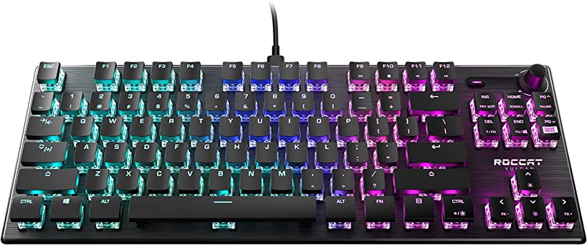 楽天市場】ROCCAT ゲーミングキーボード VULCAN TKL 英語配列 ブラック