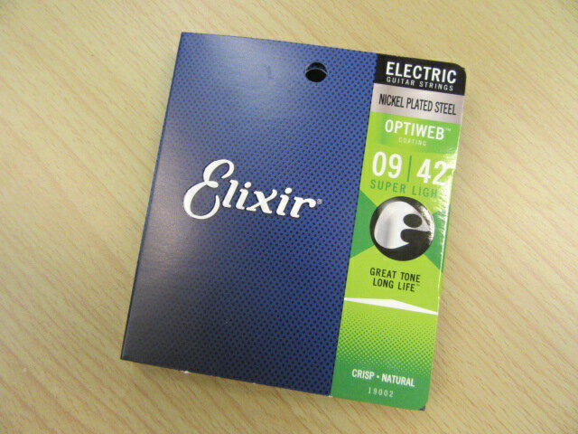 【楽天市場】ELIXIR 19002 OPTIWEB Super Light 09-42 エレキギター弦 | 価格比較 - 商品価格ナビ