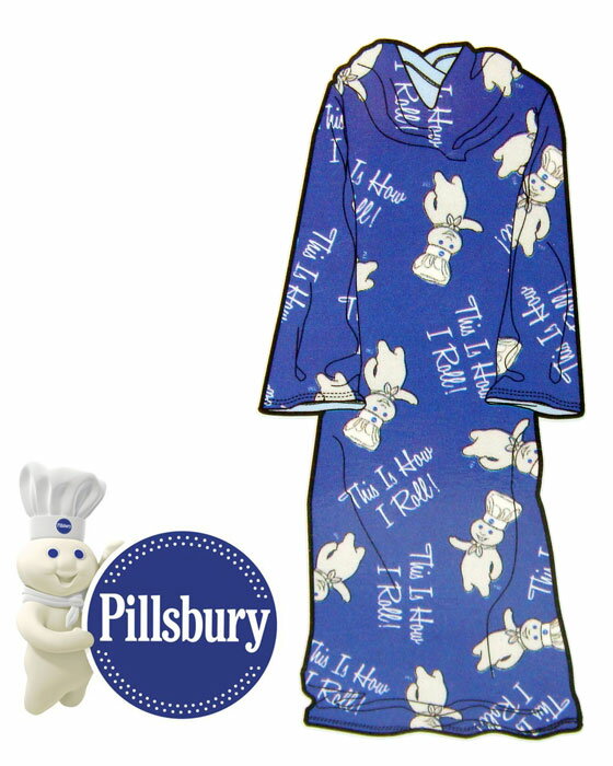 楽天市場 ピルスベリー ポッピンフレッシュ ドゥーボーイ 着衣型ブランケット Pillsbury Poppin Fresh Doughboy Cozy Throw 価格比較 商品価格ナビ