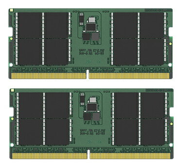 楽天市場】キングストン KVR56S46BD8K2-64 64GB DDR5 5600MT/ s Non