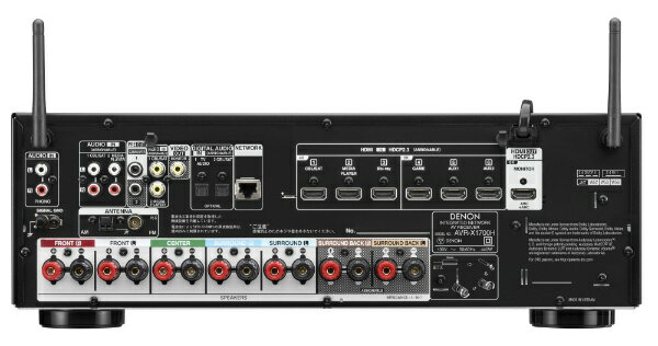 楽天市場】デノン AVアンプ ブラック AVR-X1700H-K | 価格比較 - 商品