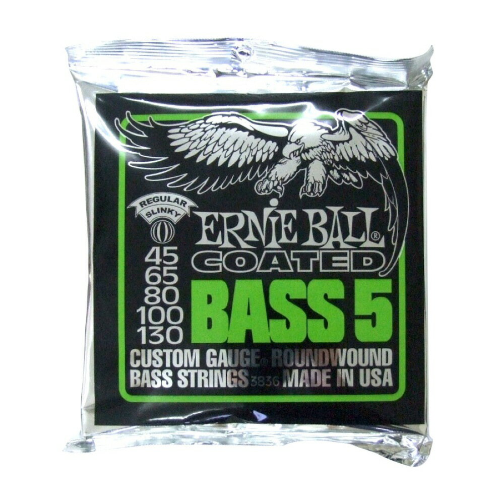 【楽天市場】アーニーボール エレキベース弦5弦用045130 ERNIE BALL ＃3836 Coated Regular Slinky Bass 5String 価格比較 商品価格ナビ