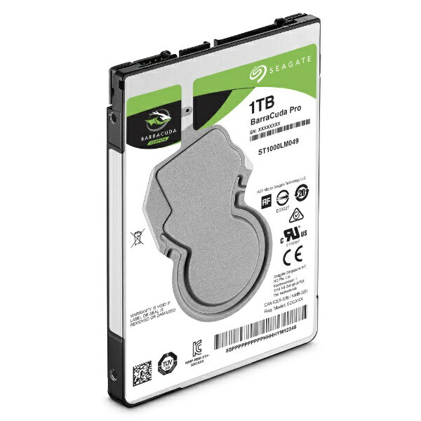 Seagate BarraCuda Pro(1TB HDD 2.5インチ 7mm SATA 6G 7200rpm 128MB) ST1000LM049