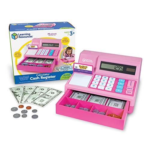 learning resources pretend and play calculator cash register