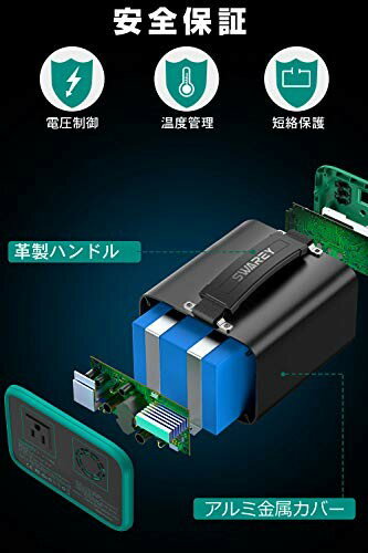 楽天市場】SWAREY ポータブル電源 75000mAh/240Wh S2401 | 価格比較 - 商品価格ナビ