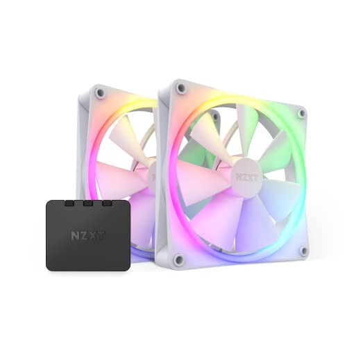 楽天市場】NZXT F140RGB 140mm x2 RGBコントローラ付属 ホワイト PC