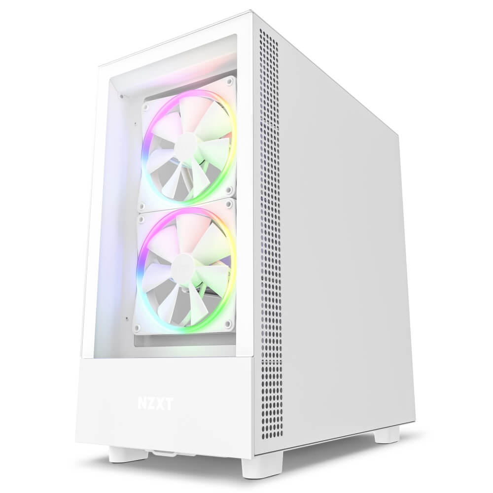 楽天市場】NZXT H5 ELITE ミドルタワー PCケース White フロントガラス