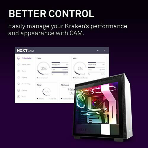 楽天市場】NZXT KRAKEN X73 簡易水冷CPUクーラー RGBファン搭載 360mm