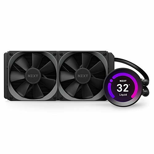 NZXT Kraken Z53 水冷クーラー 32mm Amazon | NZXT KRAKEN Z53 簡易水冷CPUクーラー LCDディスプレイ