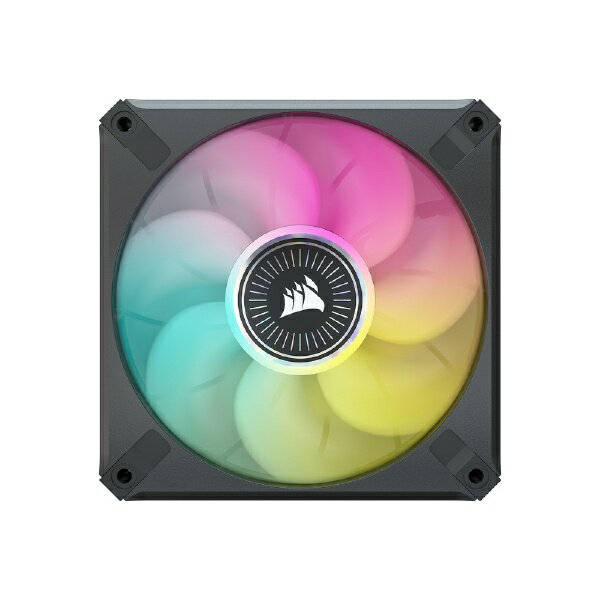 CORSAIR｜コルセア ケースファンx3 120mm /2000RPM ＋コントローラー ML120 RGB ELITE Triple ブラックフレーム CO-9050113-WW
