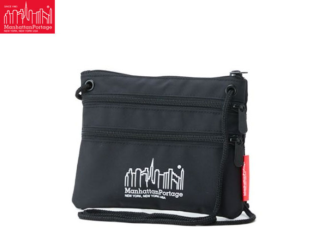 楽天市場 マンハッタンポーテージ Manhattan Portage トリプルジップポーチ Triple Zip Pouch サコッシュ ブラック Mptzp 価格比較 商品価格ナビ