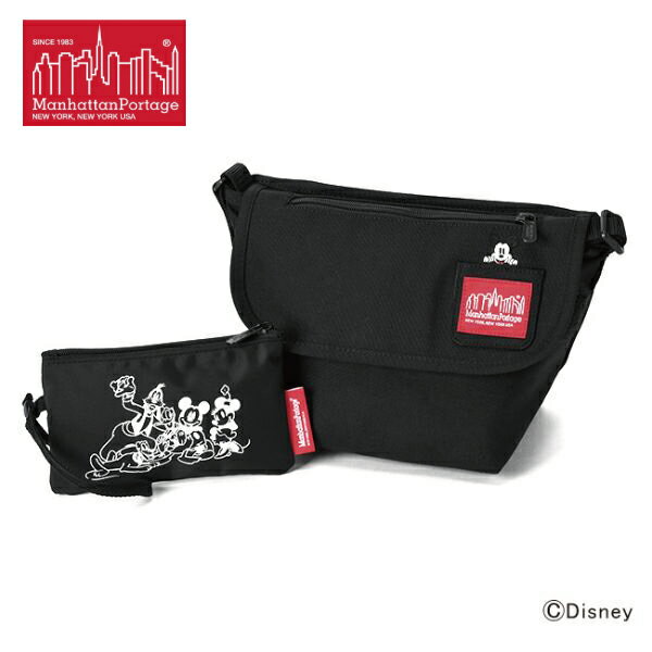 楽天市場 マンハッタンポーテージ Manhattan Portage ミッキーマウスコレクションカジュアルメッセンジャーバッグ Mickey Mouse Collection Casual Messnger Bag ブラック Mp1603mic19 価格比較 商品価格ナビ