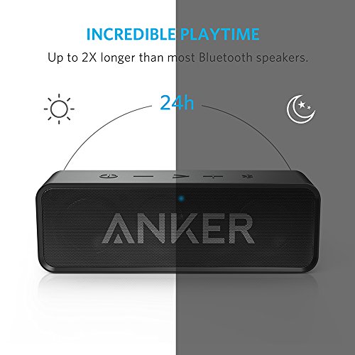 Anker SoundCore ポータブル Bluetooth4.0 スピーカー  ブラック A3102011