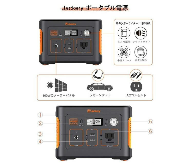 Jackery ポータブル電源 JACKERY 400