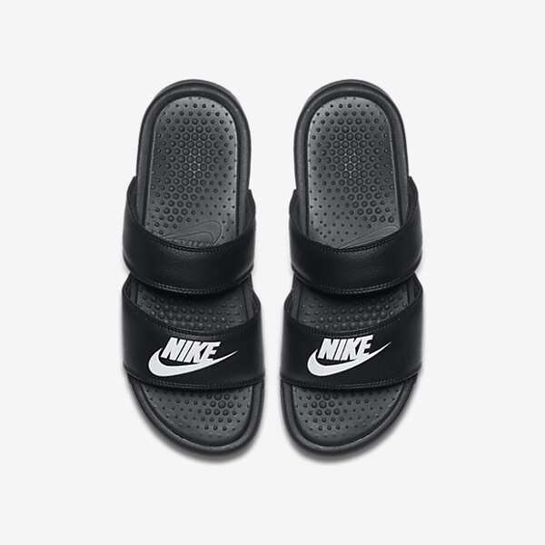 nike duo ultra slides white