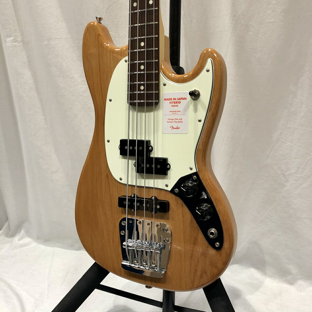 楽天市場】Fender Made in Japan Hybrid Mustang Bass Natural | 価格