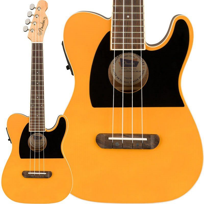 【楽天市場】Fender Acoustics フェンダー・アコースティックス アコースティックギター Fullerton Tele Uke,  Butterscotch Blonde | 価格比較 - 商品価格ナビ