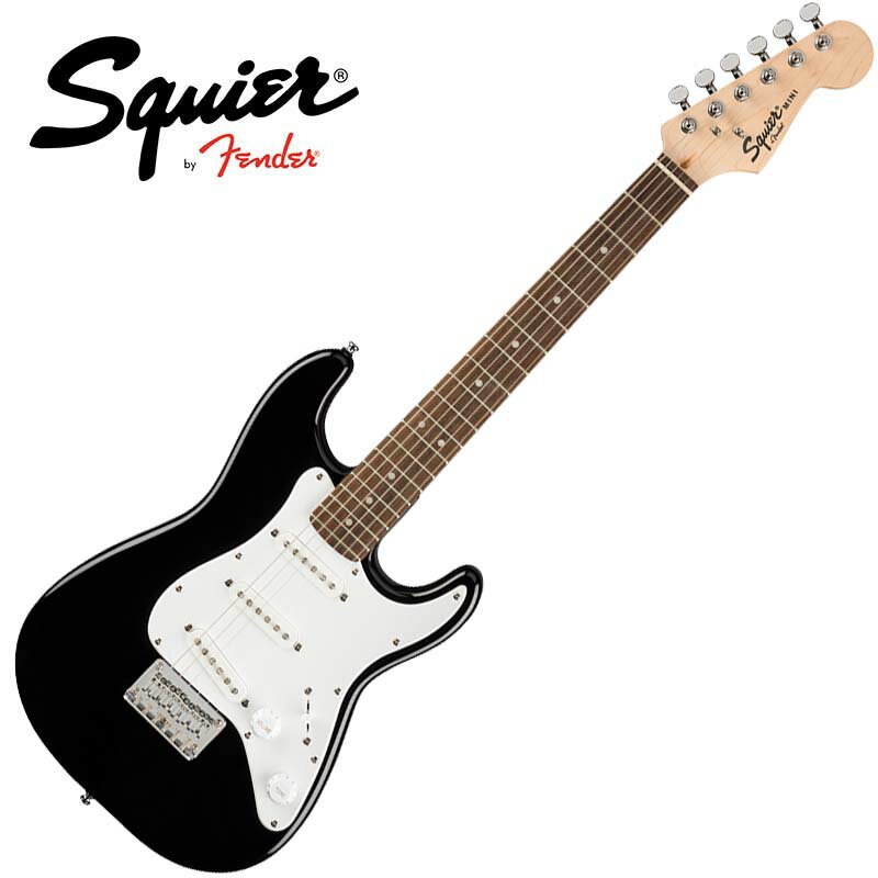【楽天市場】SQUIER スクワイヤー Mini Stratocaster BLK ミニ ストラトキャスター by フェンダー