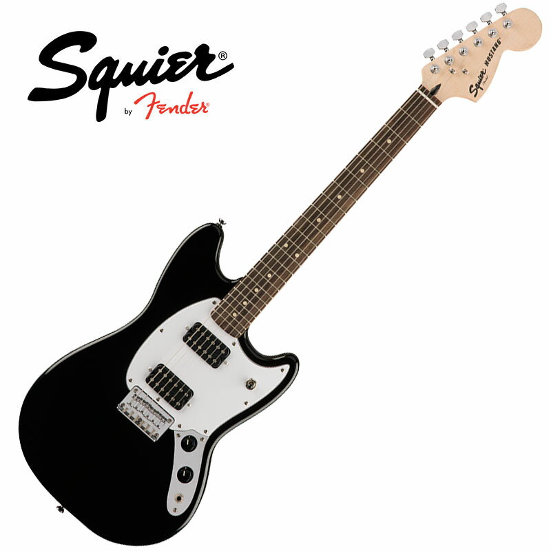 楽天市場】Squier Bullet Mustang HH Laurel Fingerboard Black エレキ