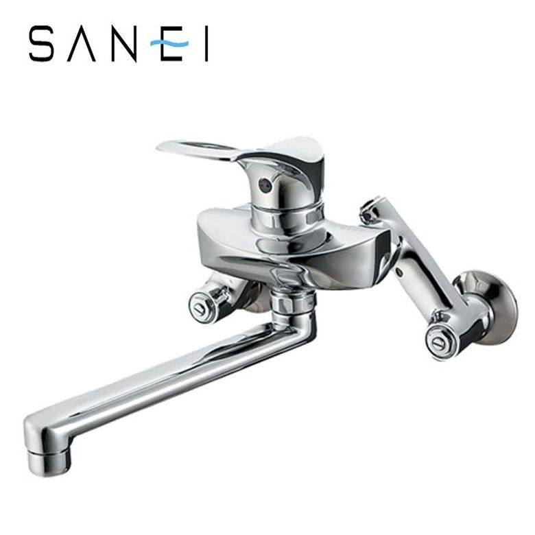 【楽天市場】SANEI（三栄水栓製作所） シングルレバー混合水栓 壁付タイプ K1712-13 | 価格比較 - 商品価格ナビ