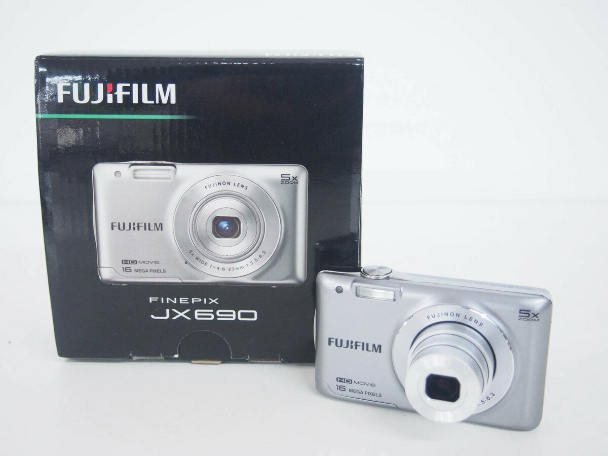 【楽天市場】FUJIFILM（富士フイルム） コンパクトデジタルカメラ FinePixファインピクス JX690 シルバー | 価格比較 ...